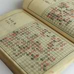 Антикварная рукописная тетрадь периода Эдо